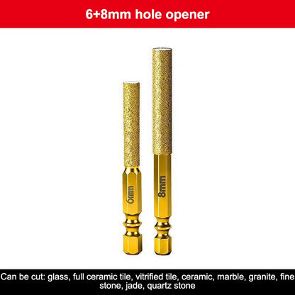 New·1/2/3/4Pcs Diamond Core Bits Dry Drilling Thread Hexagonal Shank Core For Ceramic Tile Granite Marble Grinding Heads·