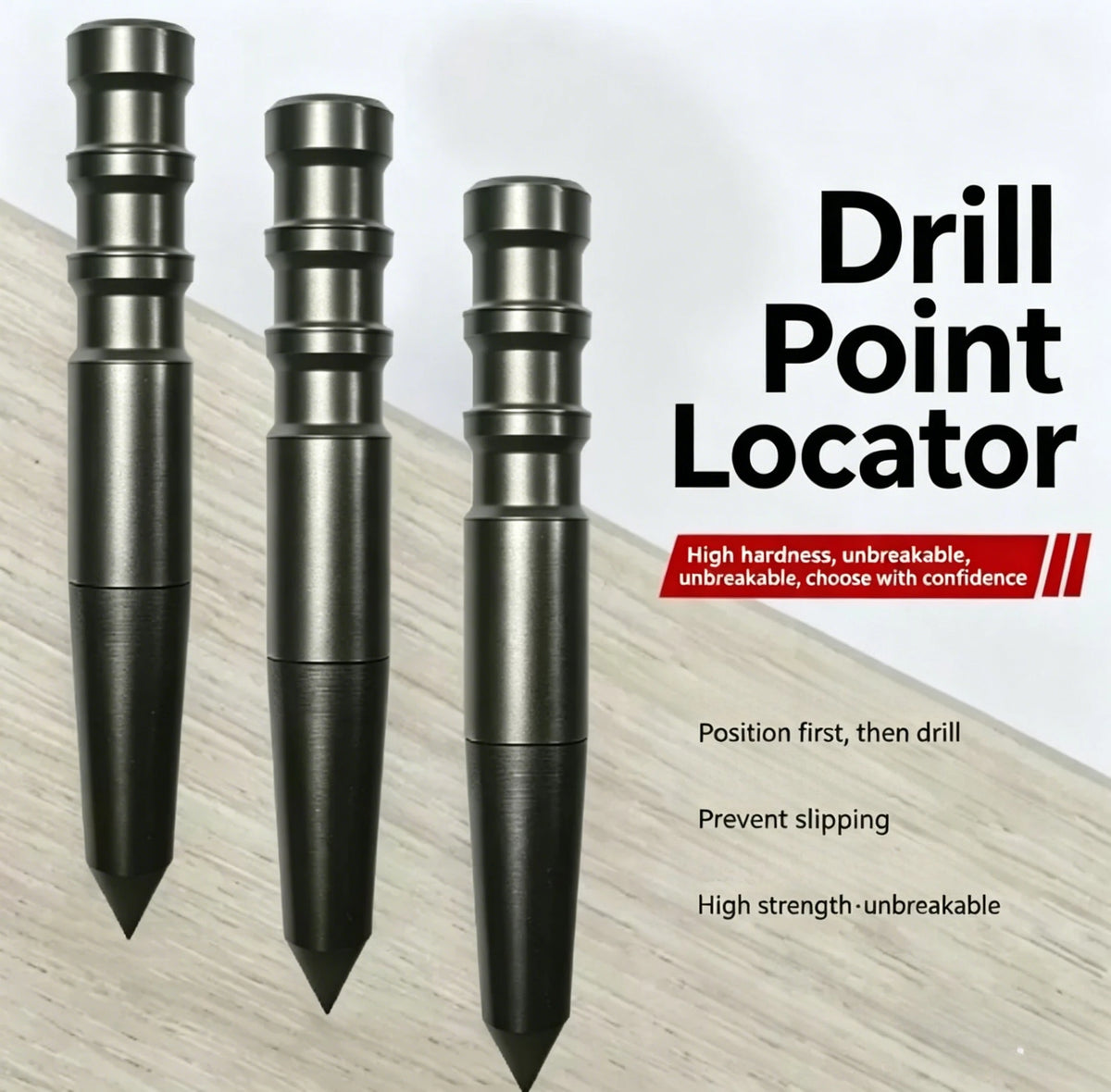 Precision Center Punch Locator Window Breaker Woodworking Punch Drill Tool For Glass Metal Wood Automatic Hand Tools