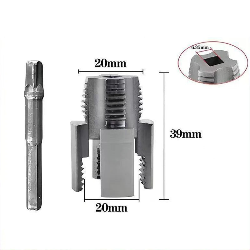 20MM/25MM PPR Drill Bit Water Pipe Inner Hole Opener Tapping Tool Internal External Thread Maker Tool For Water Pipes