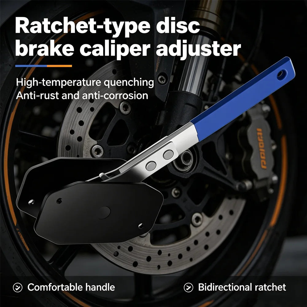 Car Brake Caliper Spreader Wrench Tool Automobile Disassembly Tools for Automotive Ratchet Piston Caliper Brake Replacement