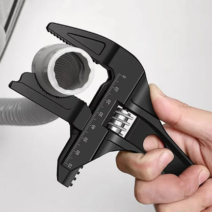 Multifunctional Bathroom Wrench High Carbon Steel Short Handle Wrench Large Opening Faucet Sink Water Heating Installation Tool