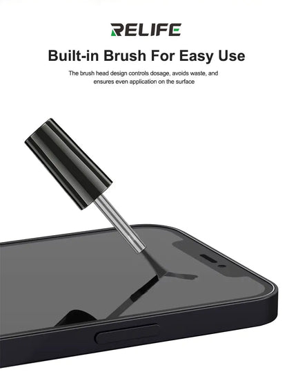 RELIFE G-22 18ml Double-sided Adhesive Primer Built-in Brush Threaded Mouth for Phone Frame Car Plastic Glass Repair