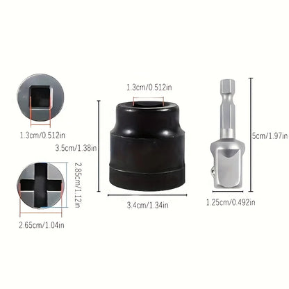 Car Jack Special Socket Wrench, Electric Drill Power Wrench for Easy Removal Tool with Lifting Assistance, Home Car Repair Tool