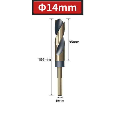 Portable 12mm-20mm Twist Drill HSS Spiral Cobalt Drill Bit Durable Round Shank Reduced Shank Drills
