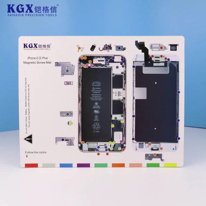 KGX Screw Storage Magnetic Pad Screw Memory Mat For iP X-15 ProMax Storage Screw Memory Positioning Maintenance Work Pad