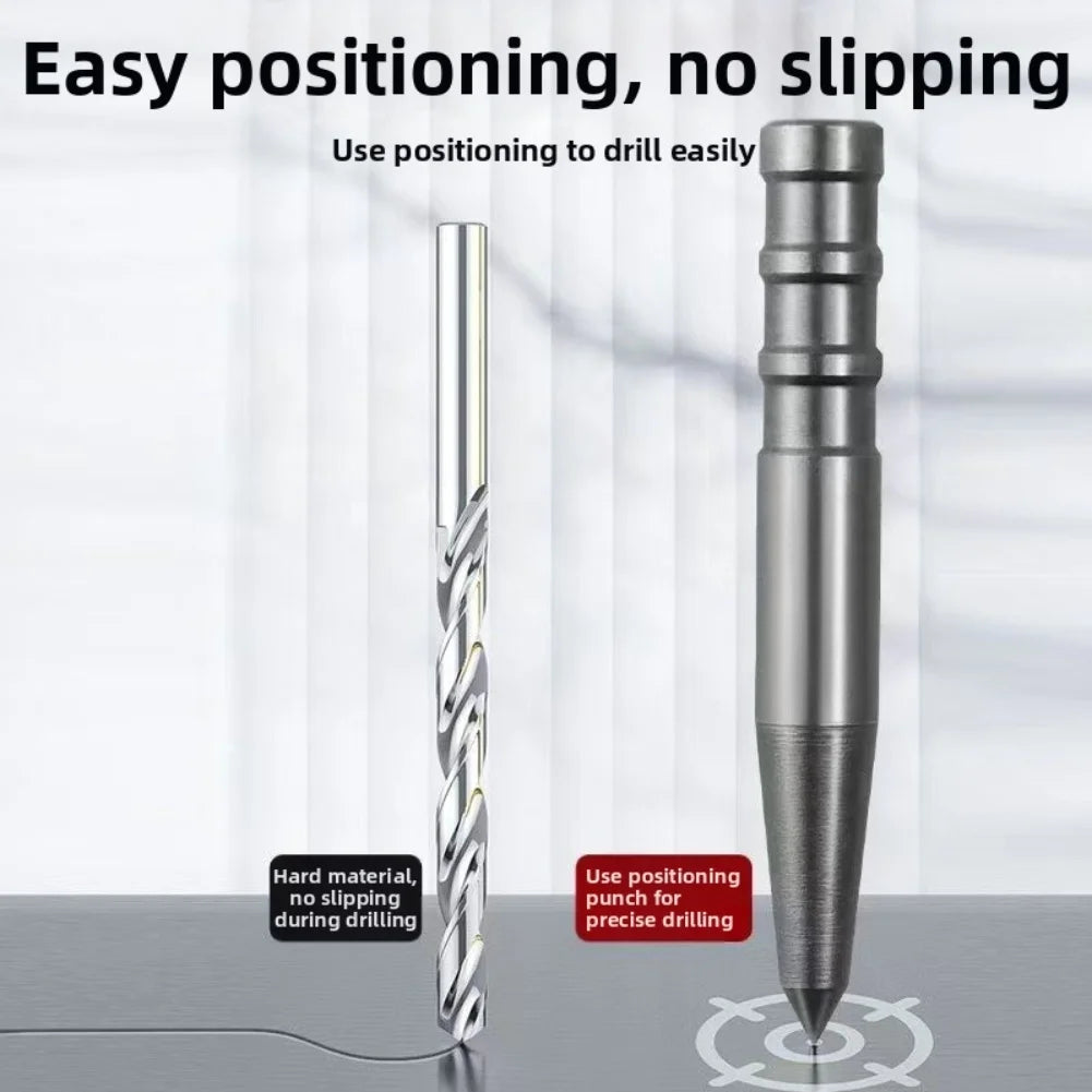 Precision Center Punch Locator Window Breaker Woodworking Punch Drill Tool For Glass Metal Wood Automatic Hand Tools