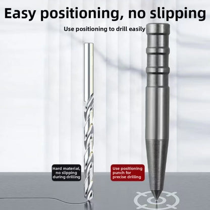 Precision Center Punch Locator Window Breaker Woodworking Punch Drill Tool For Glass Metal Wood Automatic Hand Tools