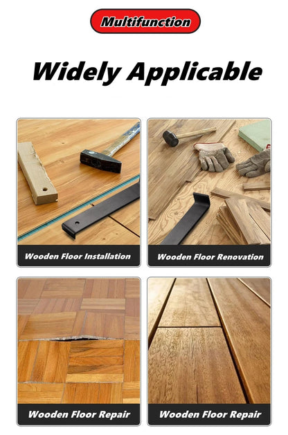 28/33/39cm Pull Bar for Vinyl Plank Flooring, Heavy Duty Laminate Domestic Wood Floor Pull Bar Pry Bars Wood Floor Installation