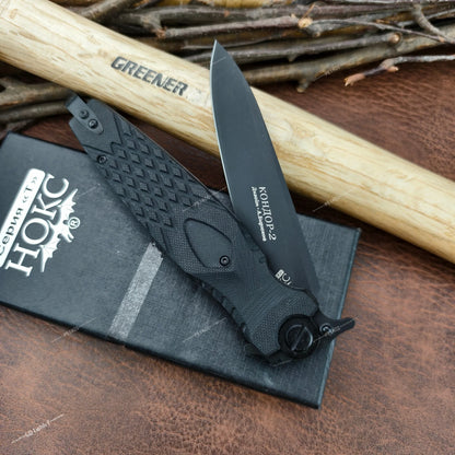 High Hardness Stainless Steel D2 Folding Knife with G10 Handle Suitable for Outdoor Camping, Hiking, Daily Emergency Carrying, Practical Cutting Knife, Fishing Knife, Exploration Series Tools, Men's Gift.
