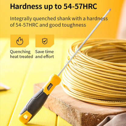 Deli 1 Pcs PH0/PH1/PH2/PH3 Magnetic Philips Screwdriver Household Precision Screw Driver Electrician Portable Repair Hand Tools