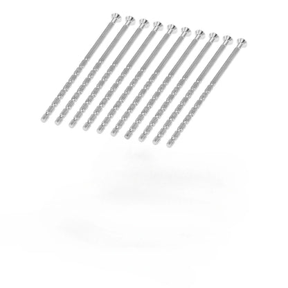 20 or 10pcs M4 Door Handle Fixing Screw Bolts Snap Off Cuttable Connecting Screws for Door Knob Handle Locks Hardware 45mm-110mm