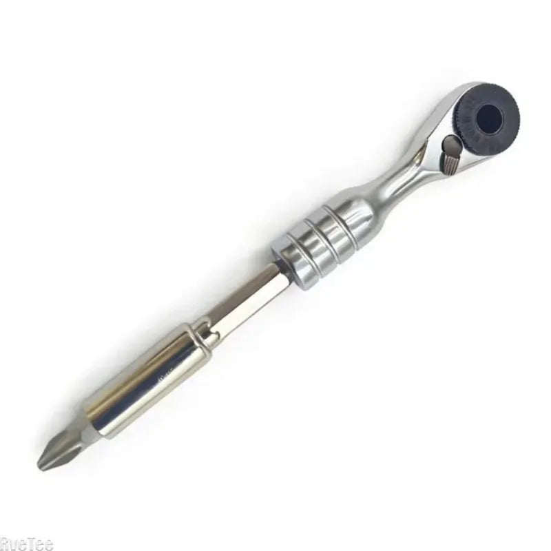 1/4 Inch 60 Tooth Mini Ratchet Wrench Portable Manual Hardware Tool High Efficiency for Narrow Space Equipment Maintenance