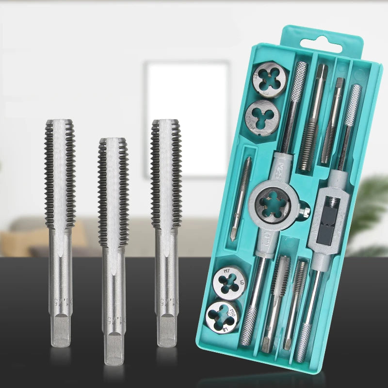 12/20/40pcs Multi-Size Portable Home Taps Slabs Tool Cases  Hardware Tool Portable Universal Combination Alloy Ste