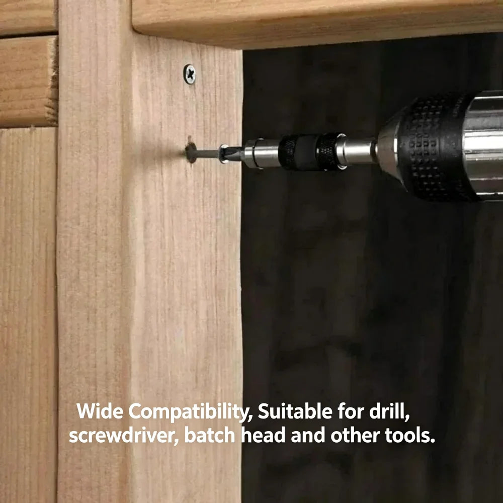 20° Adjustable Angle Magnetic Bit Extension Rod , 1/4" Hex Quick Release Magnetic Screwdriver Bit Holder for Electric Drill