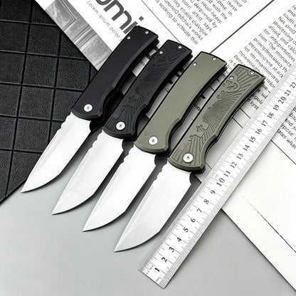 High-Quality 229 Pocket Folding Knife with D2 Blade and T6 Aluminum Handle—EDC, Camping, Outdoor, Pocket Knife for Exploration, Cutting, Mountaineering, Rescue, Fishing, Hiking, and More—Multipurpose Tool and Gift