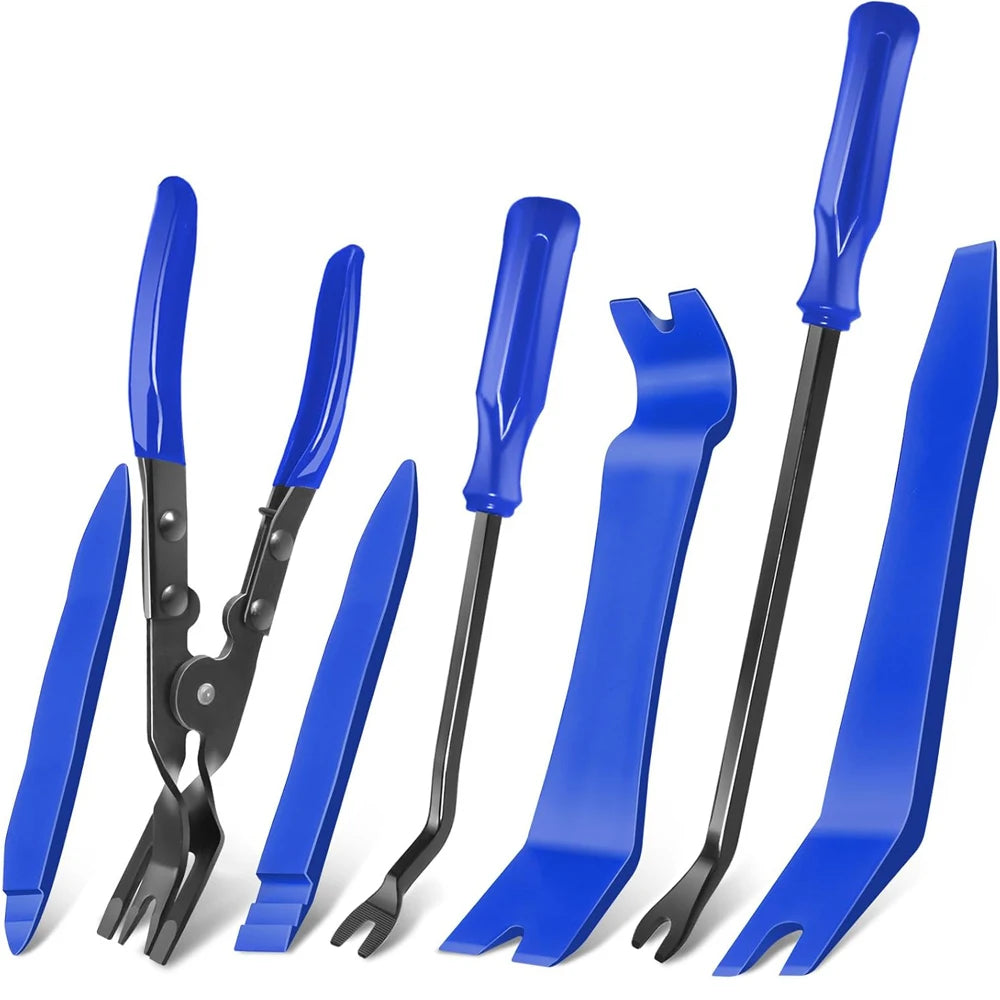 5/6PCS Auto Trim Removal Tool Kit No-Scratch Pry Tool Kit for Car Door Clip Panel &Audio Dashboard Dismantle Repairing Tool Kits