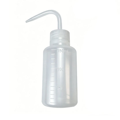 150ml 250ml Squeeze Water Bottle, Curved Pointed Nozzle Plastic Wash Bottle for Airbrush Cleaning and Plant Watering
