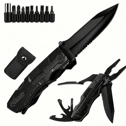 Multi-functional Single-tool Pliers EDC Screws Multi-head Combination Outdoor Portable Home Maintenance Folding Knife Pliers