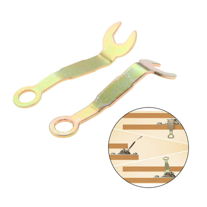 2Pcs/set 3/8" Pocket Door Wrench Adjustment Wrench Closet Door Tool for Home Hardware Repair Pivot Adjustment Wrench Hand Tools