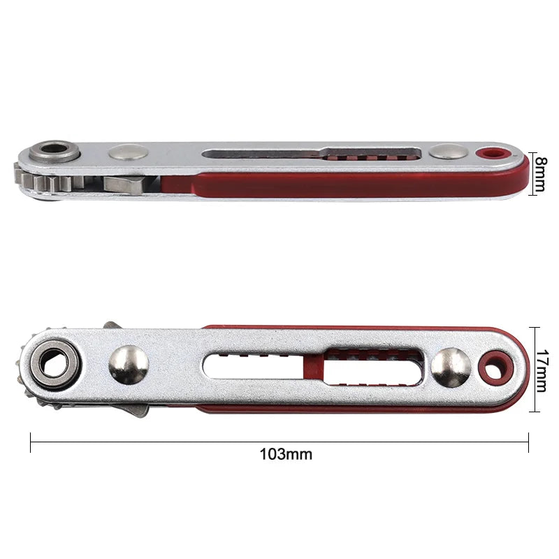 Mini Ratchet Wrench 1/4 Hex Torx Screwdriver