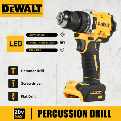 DEWALT DCD805 20V High - Performance Brushless Cordless Impact Drill & Screwdriver - Ideal for Pros & DIYers （Naked Tool）