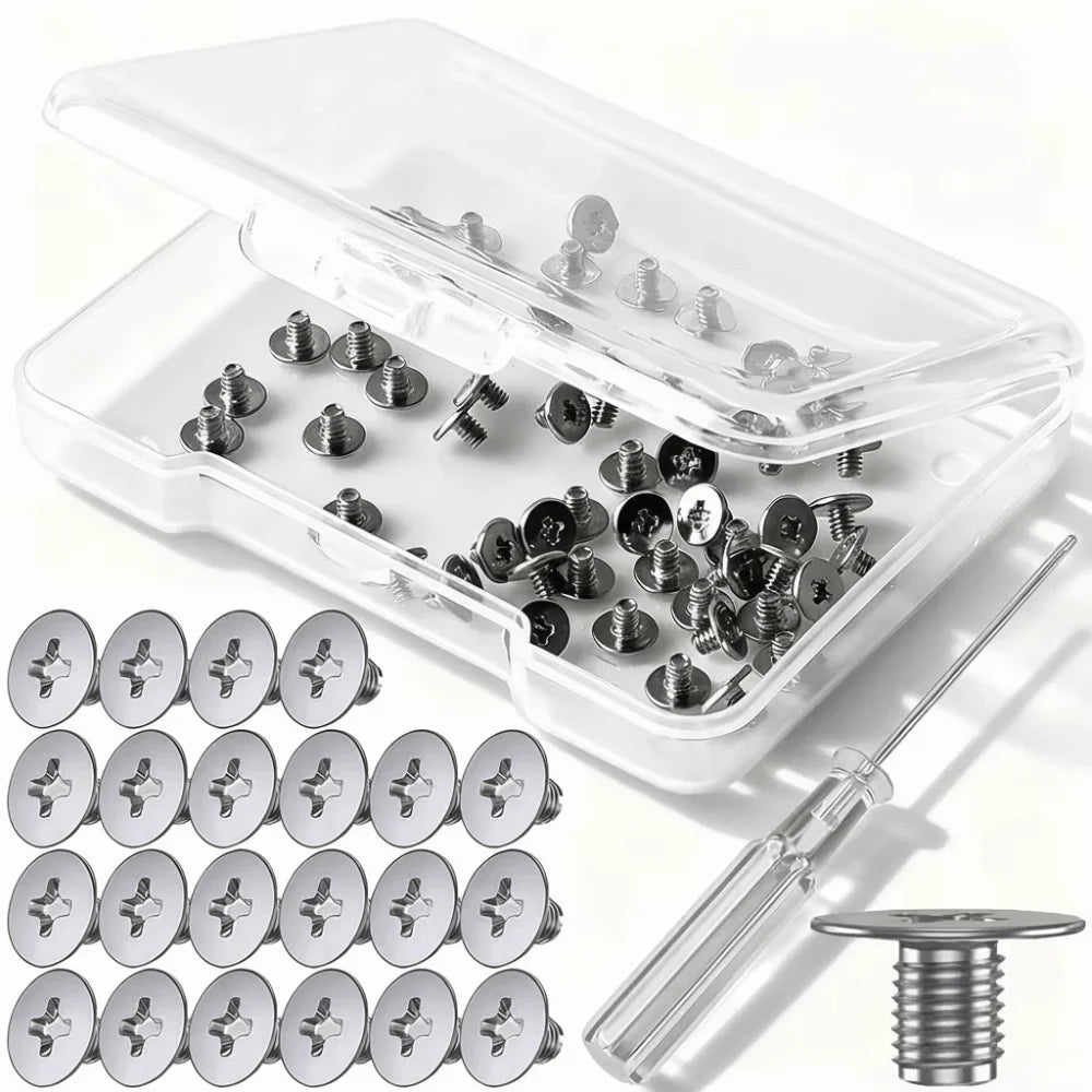 50PCS Flat-head Phillips M.2 SSD Mounting Screws Carbon Steel Universal Screwdriver Screw Set Boxed