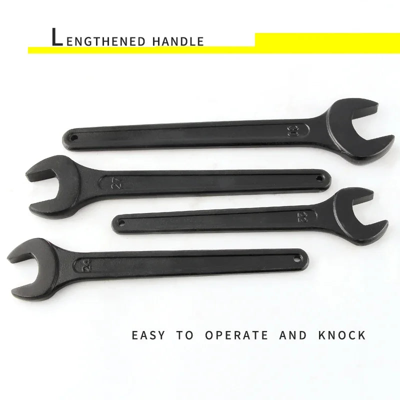 Heavy Duty Black Spanner 55mm-75mm Single Open End Wrench