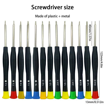 42 in 1 Mobile Phone Repair Tools Disassemble Repair Set For iPhone Screwdriver Combination Skid Multi Function Disassembly Kit