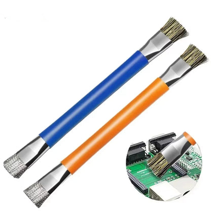 Double Head Safe Anti-Static PCB Cleaning Brush Kit for Mobile Phone Repair Motherboard Convenience Tools