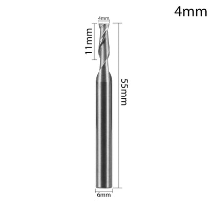 1/5pcs Steel 1-12mm Machine Tool Wood-Cutter Tools Woodworking Drill Bits CNC Straight Shank Milling Cutters Mill Cutter
