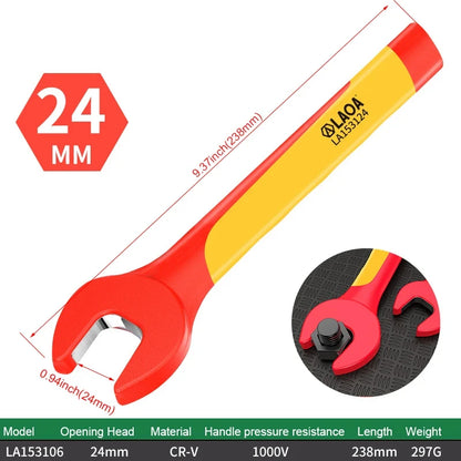 LAOA VDE Insulated Wrenches Multifunctional VDE Open-End Wrenches Manual Household Electrical Tools