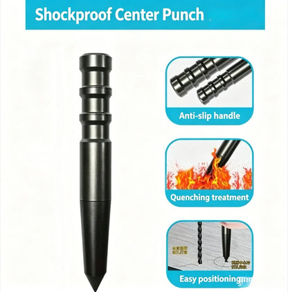 Precision Center Punch Locator Window Breaker Woodworking Punch Drill Tool For Glass Metal Wood Automatic Hand Tools