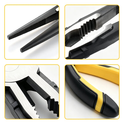 RDDSPON Needle Nose Pliers Hardware Tools Universal Wire Cutters Electricians Multifunctional Universal Diagonal Pliers for Home