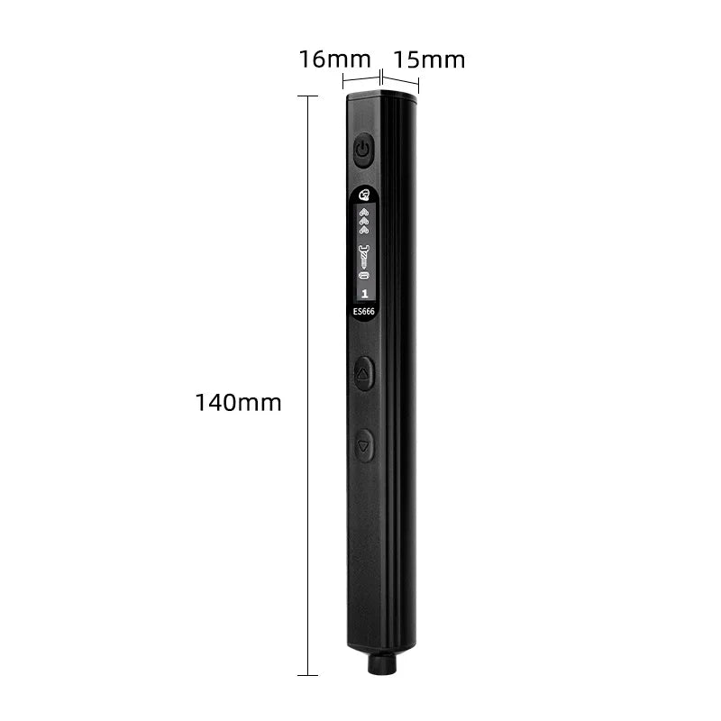 SEQURE ES666 Precision Electric Screwdriver OLED Handle Portable Power Tool Kit Support Sensing | Fixed | Automatic Working Mode