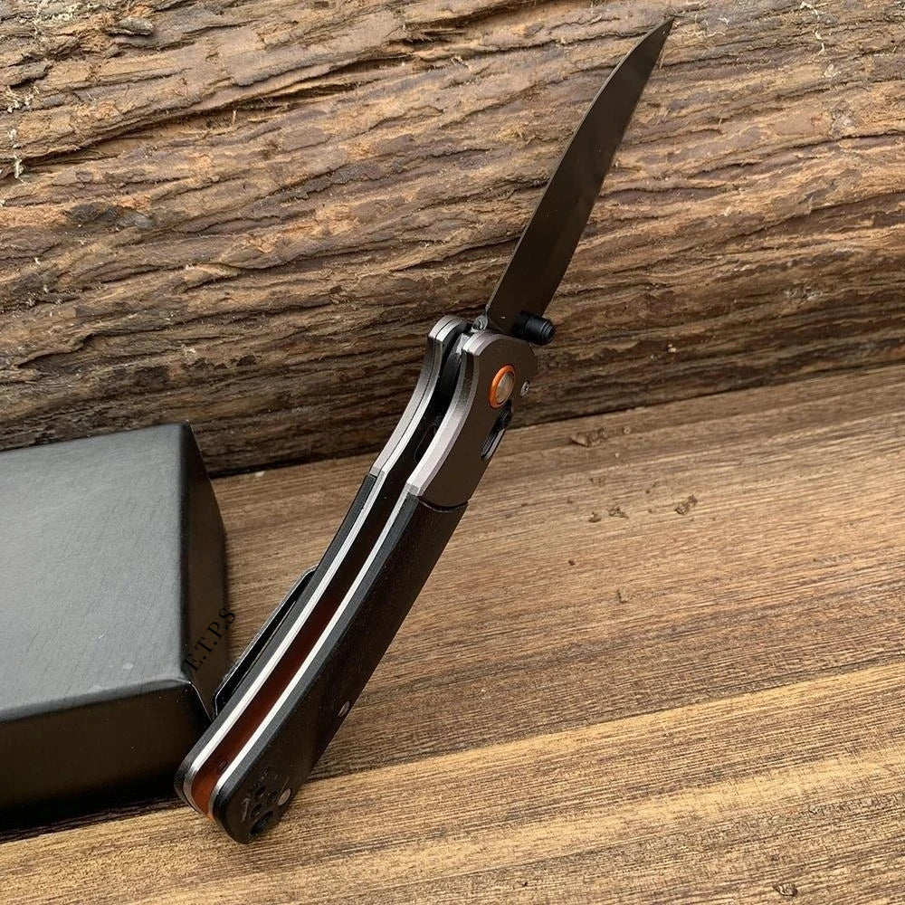 Pocket Knife BM 15080 Hunt Crooked River Folding Knife Point Blade Hunting Camping Outdoor Knives