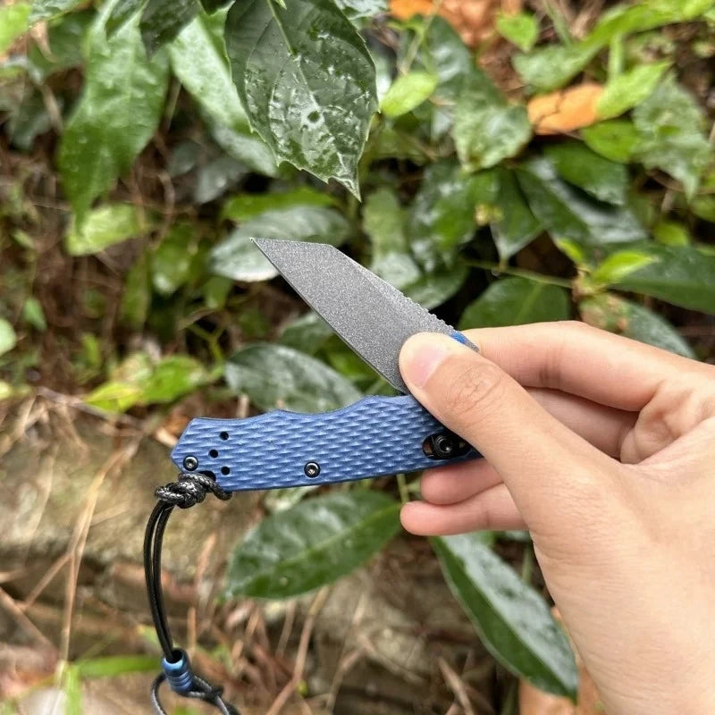 BM 290 Multi-color Pocket Folding Knife D2 Steel Blade Outdoor Portable Camping EDC Equipment Multi-function Carving Knife