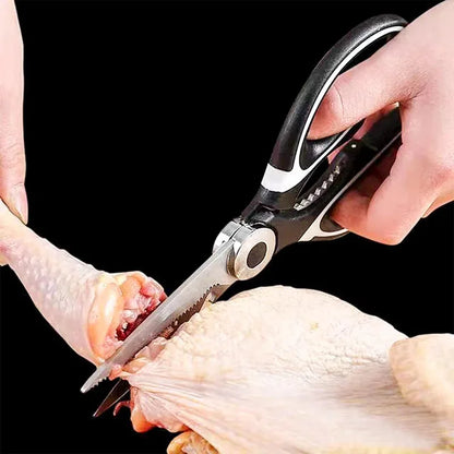 Multifunction Stainless Steel Kitchen Tools Strong Home Vegetable Chopping Chicken Bone Fish Food Scissors Multi-Purpose Tool