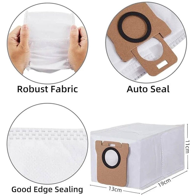 For Xiaomi X20 Max/X20 Pro/D109GL Robot Vacuum Accessories HEPA Filter Dust Bag Mop Bracket Main Brush Cover Replacement Parts