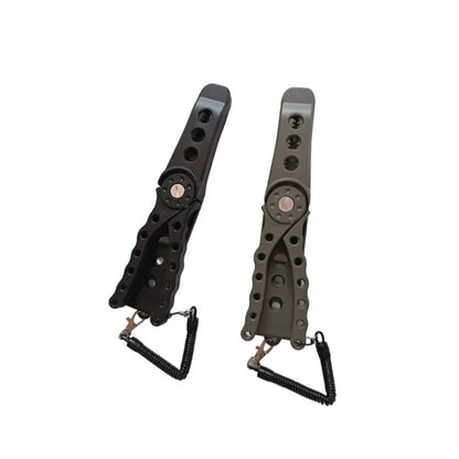 High-Index Plastic Fishing Pliers with Grip & Hook Removal Tool, Durable Catfish Gripper with Non-Slip Handle and Lanyard