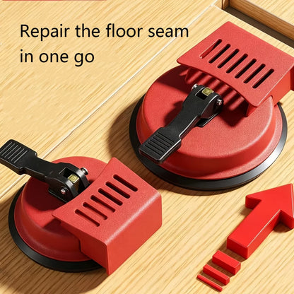 Heavy Duty Floor Gap Fixer Tool with Suction Cup, Industrial Grade Laminate Flooring Repair Kit for Vinyl Plank & Wood Floors