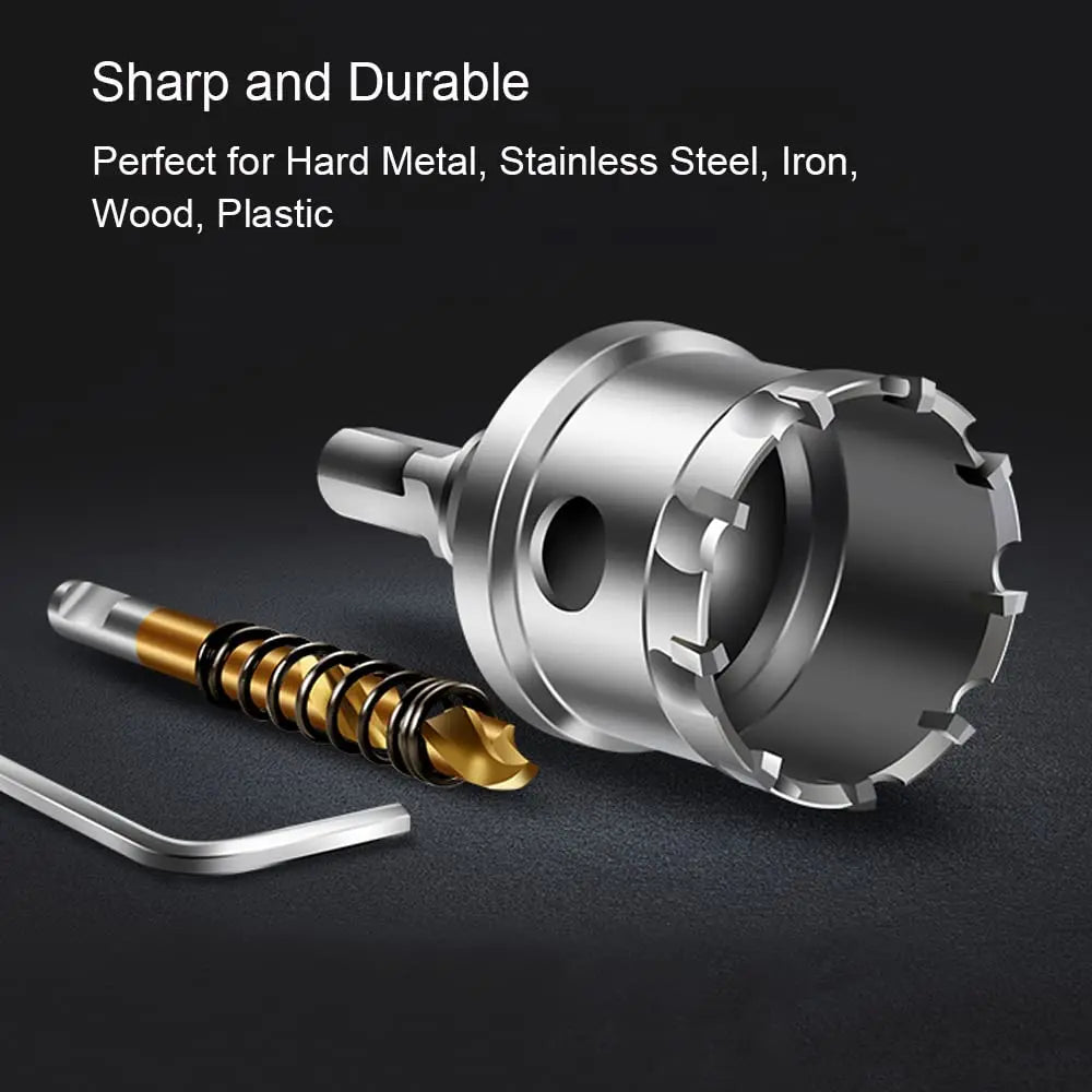 5A Carbide Tip TCT Hole Saw Drill Bit Set 12-150mm