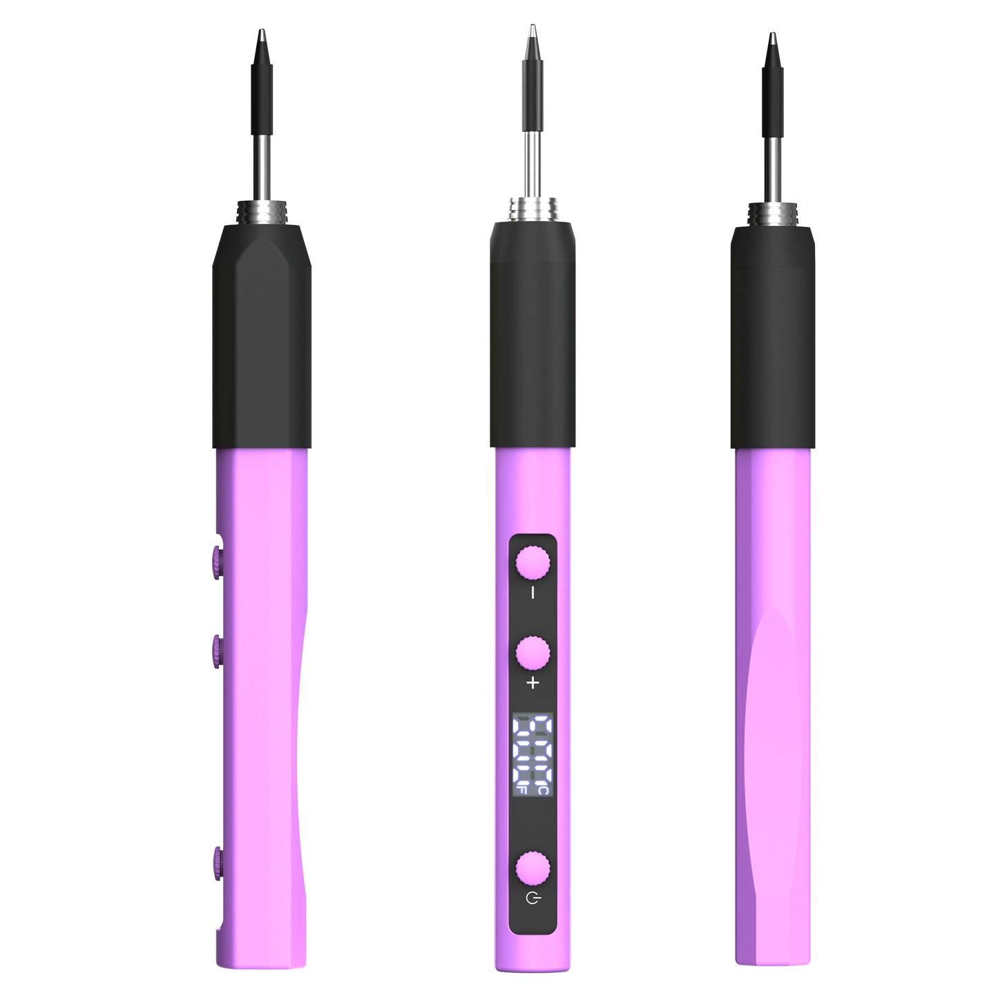 USB Portable Mini Digital Display Soldering Iron Kit with Fast Heating, Adjustable Temperature, and Plug-in Design