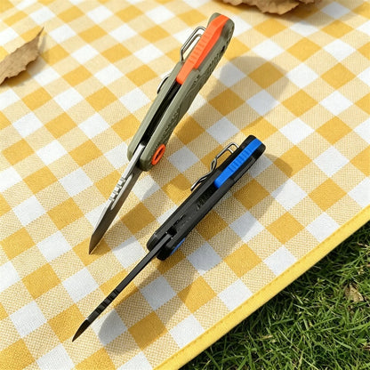 Multitool F0332 Outdoor Pocket Folding Knife 8Cr13Mov Blade Nylon Fiber Handles Portable Tactical Hiking Utility Tools for Gift