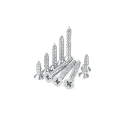 400pcs Flat Head Wood screws Assortment kit Phillips Tips screw set M2x4mm-20mm Self-tapping Screws Wood Screw