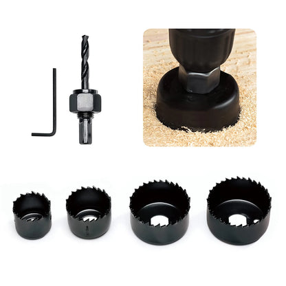 Hole Saw Set,Metal Core,6PCS Saw Cup Wood Crown, Drill Bit For Wood ,Woodworking Tools