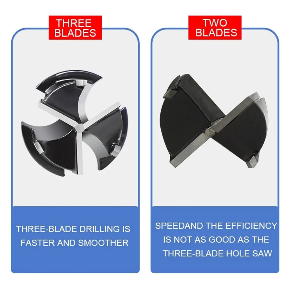 35mm Woodworking Hinge Hole Opener,Carbide Forstner Drill Bit,Drilling Tool for Plywood Gypsum Board Tabletop Door&Cabinet Board