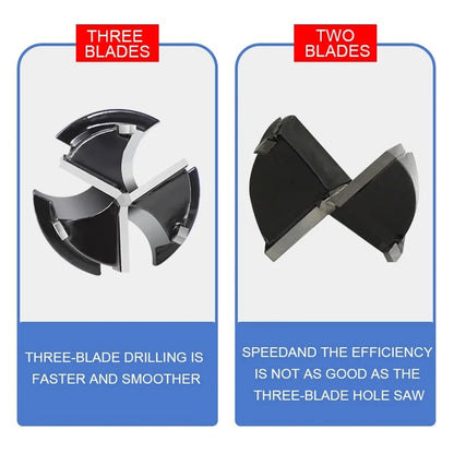 35mm Woodworking Hinge Hole Opener,Carbide Forstner Drill Bit,Drilling Tool for Plywood Gypsum Board Tabletop Door&Cabinet Board
