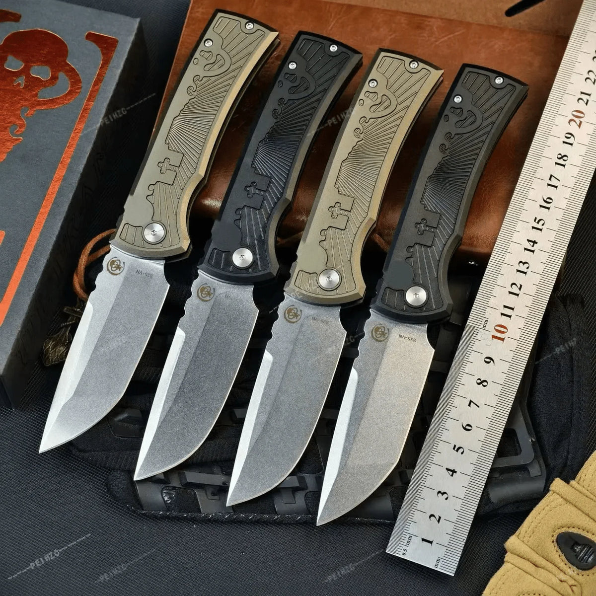 229 Multi-functional Folding Knife, Durable D2 Steel Blade Treatment, An Excellent Tool for Outdoor Camping, Rock Climbing and Adventure Activities