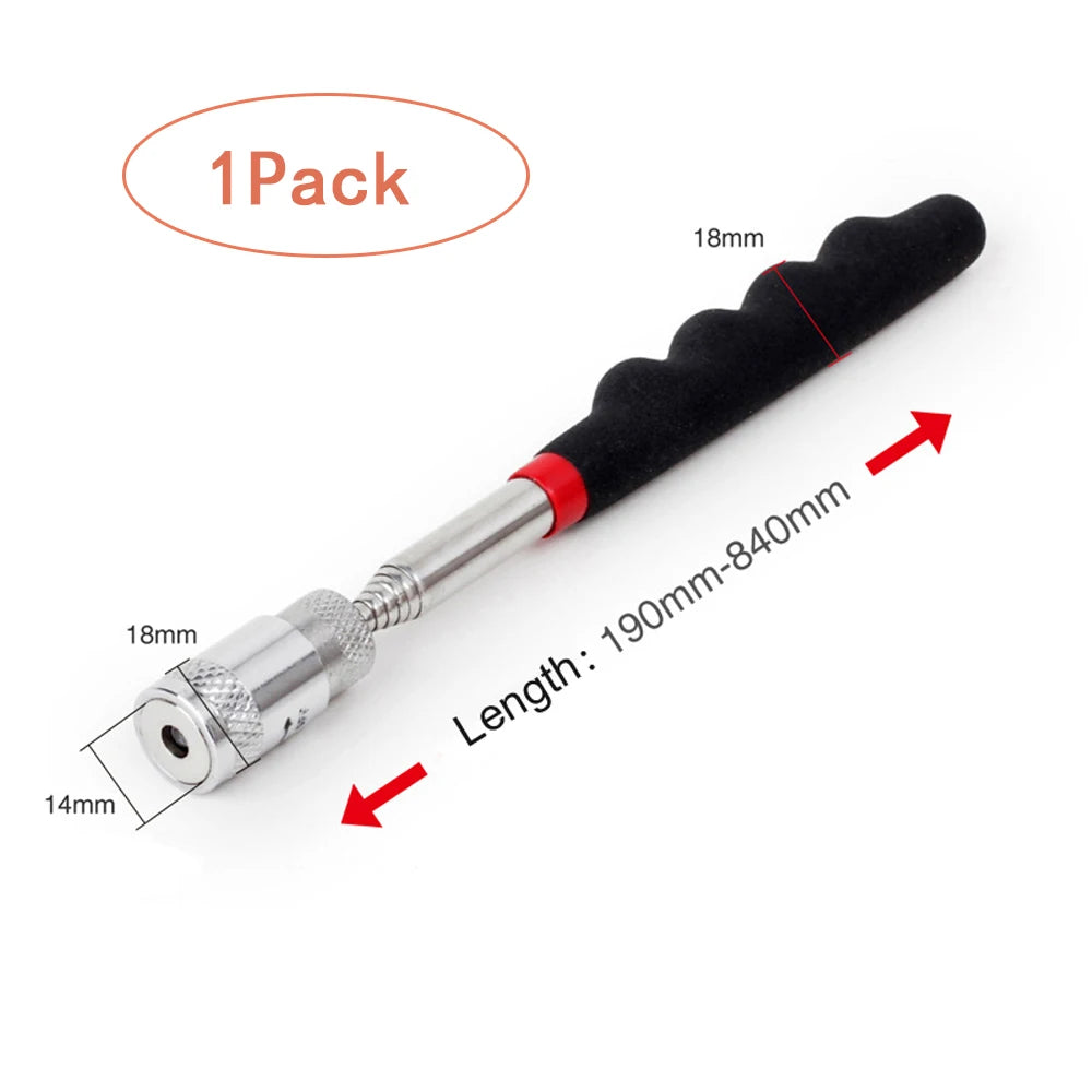 Extendable Pickup Rod Stick，Magnetic Picker Mini Portable Telescopic Magnetic Magnet Pen For Picking Up Screws Nut Bolt