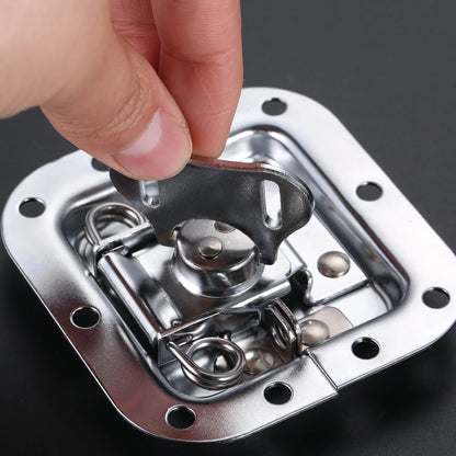 4 Sets 82*77mm Butterfly Lock Road Flight Case Tool Box Air Box Lock Luggage Butterfly Hasp Latch Hardware Fitting Padlockable